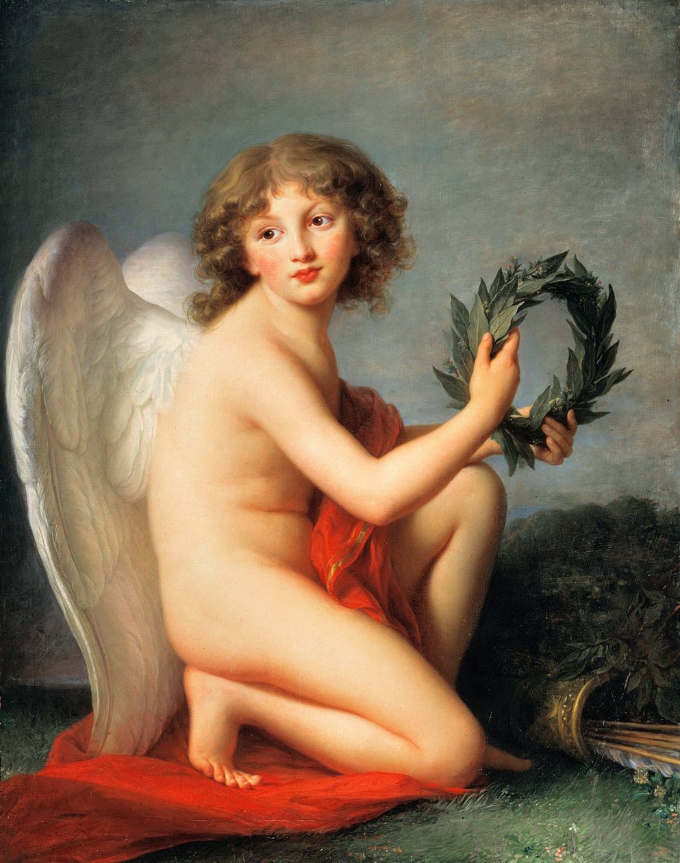 Henryk Lubomirski 1777-1850 som Genius of Fame, 1789. af Elisabeth Louise Vigee Lebrun