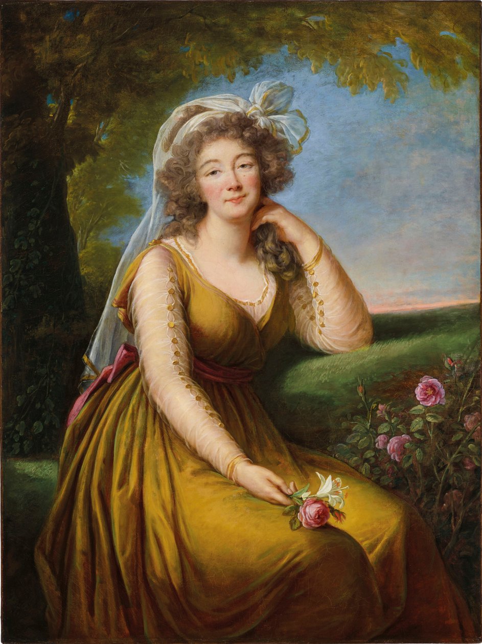 Jeanne Bécu, grevinde Du Barry 1743-1793. af Elisabeth Louise Vigee Lebrun