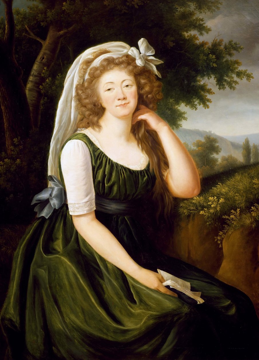 Jeanne Bécu, grevinde Du Barry 1743-1793. af Elisabeth Louise Vigee Lebrun
