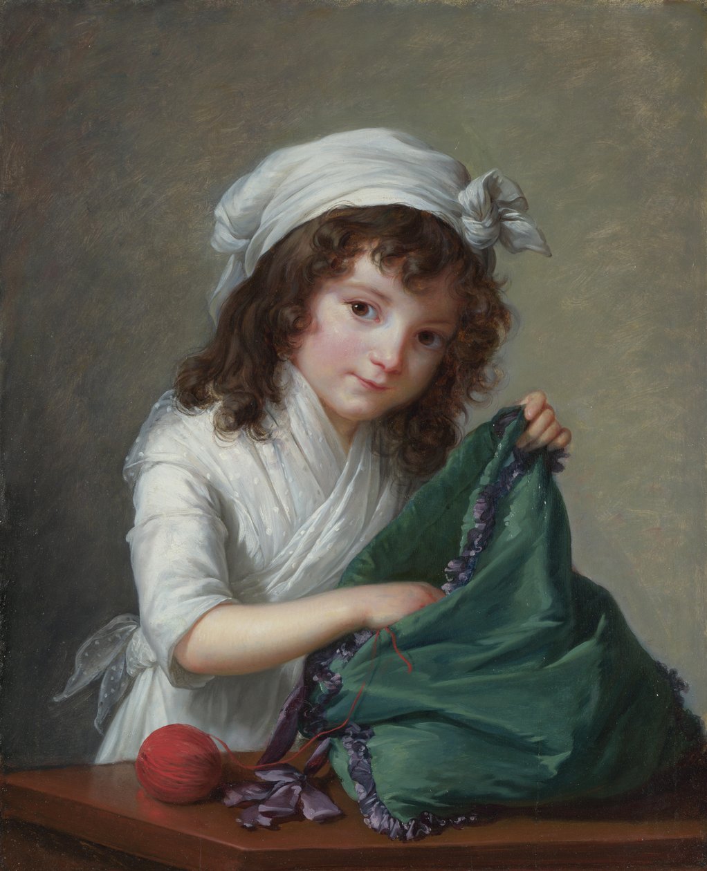 Mademoiselle Alexandrine-Emilie Brongniart, 1788. af Elisabeth Louise Vigee Lebrun