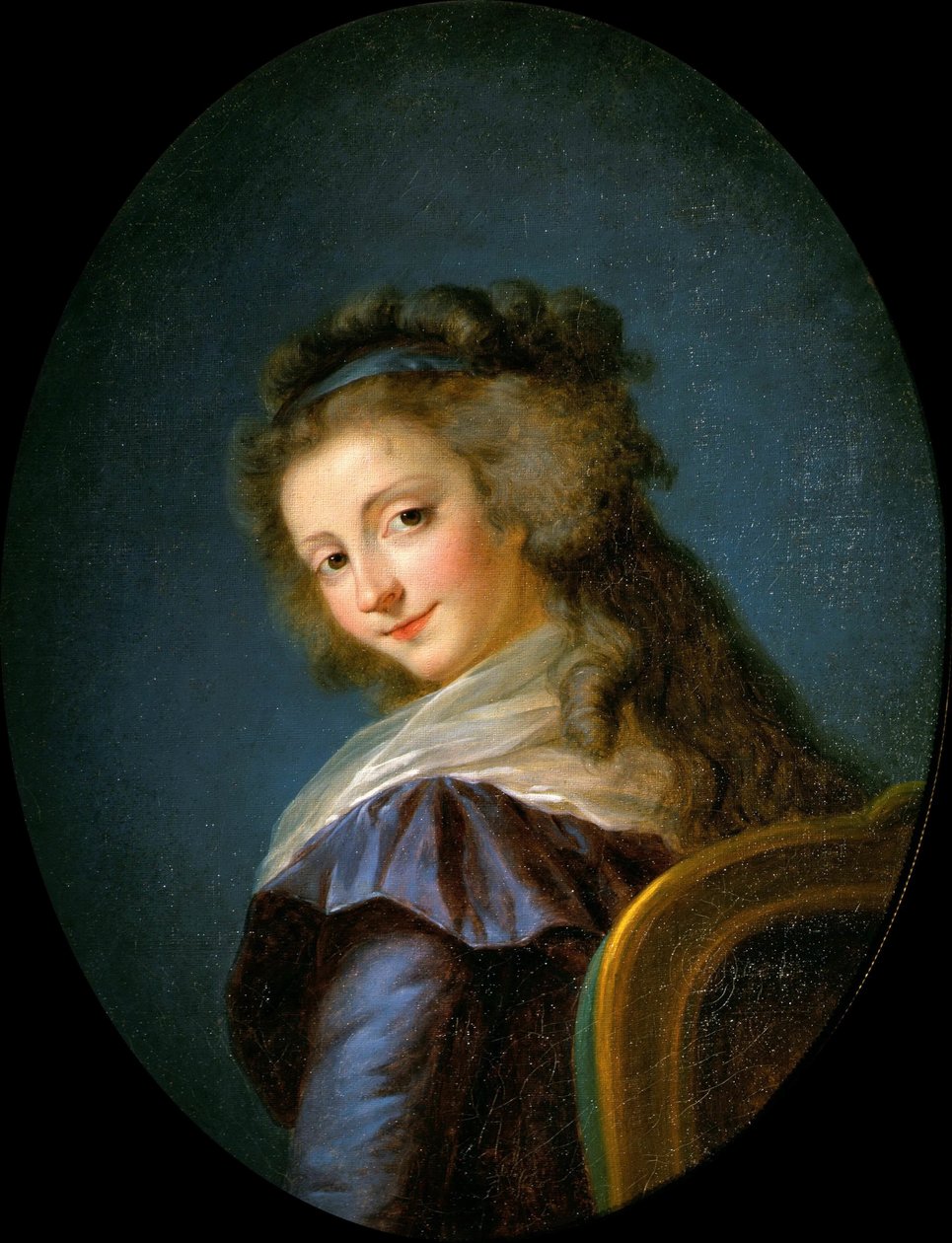 Portræt af Adelaide de la Briche 1755-1844, 1790. af Elisabeth Louise Vigee Lebrun