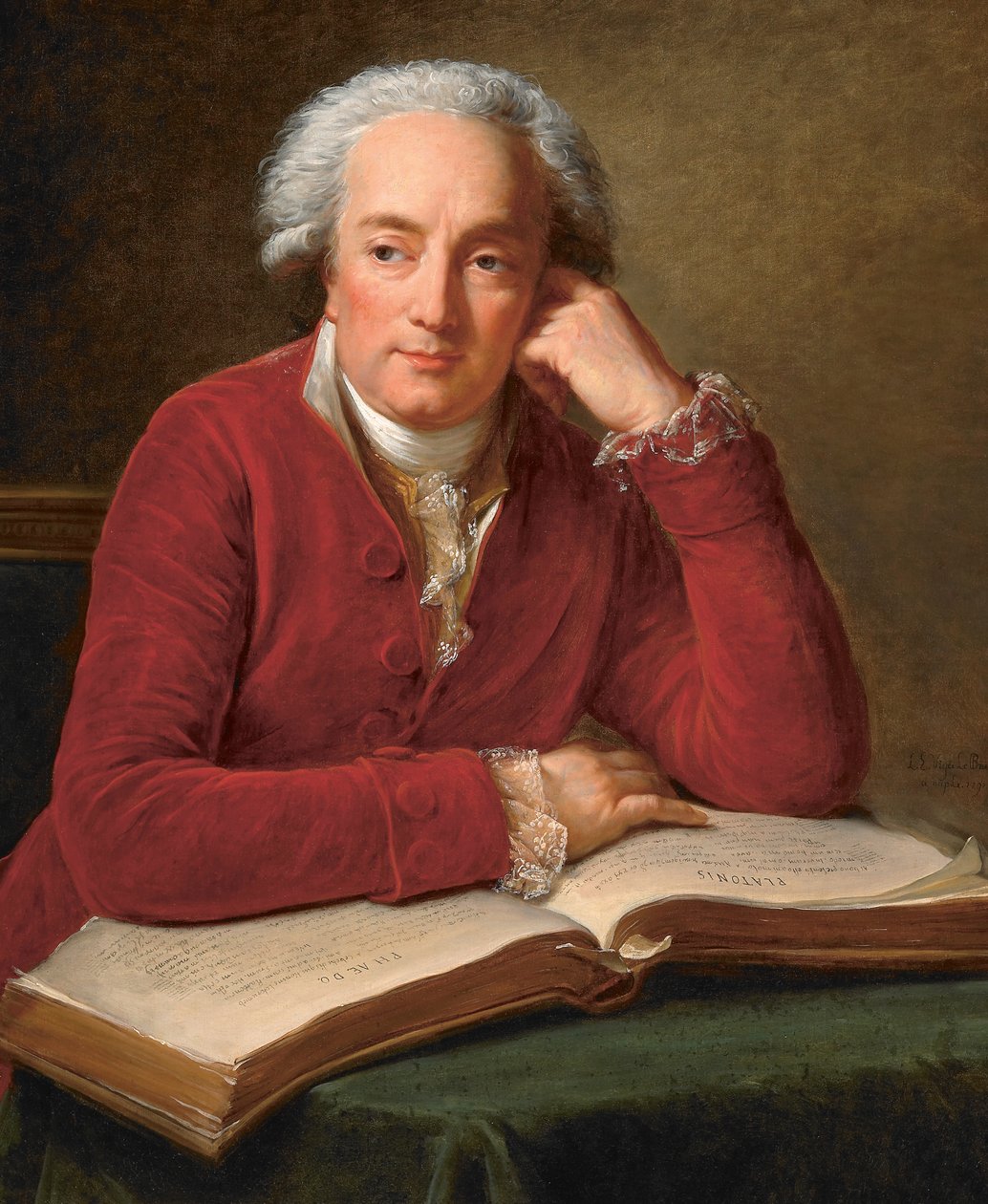 Portræt af Carlo Gastone della Torre di Rezzonico 1742-1796, 1791. af Elisabeth Louise Vigee Lebrun