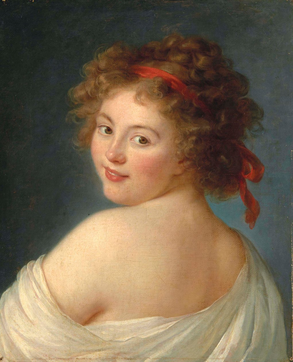 Portræt af grevinde Yekaterina Skavronskaya, født von Engelhardt 1761-1829, 1790. af Elisabeth Louise Vigee Lebrun