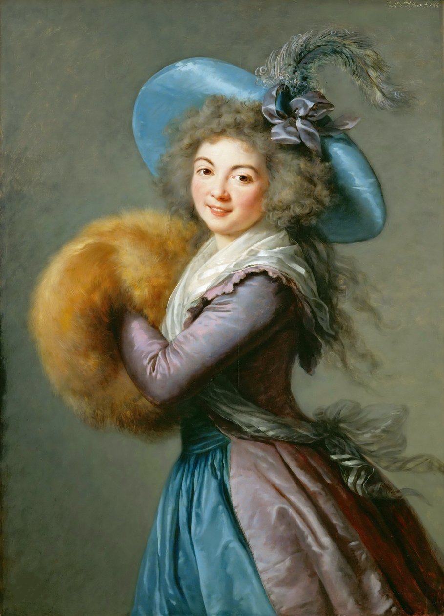 Portræt af Madame Molé-Raymond, 1786. af Elisabeth Louise Vigee Lebrun