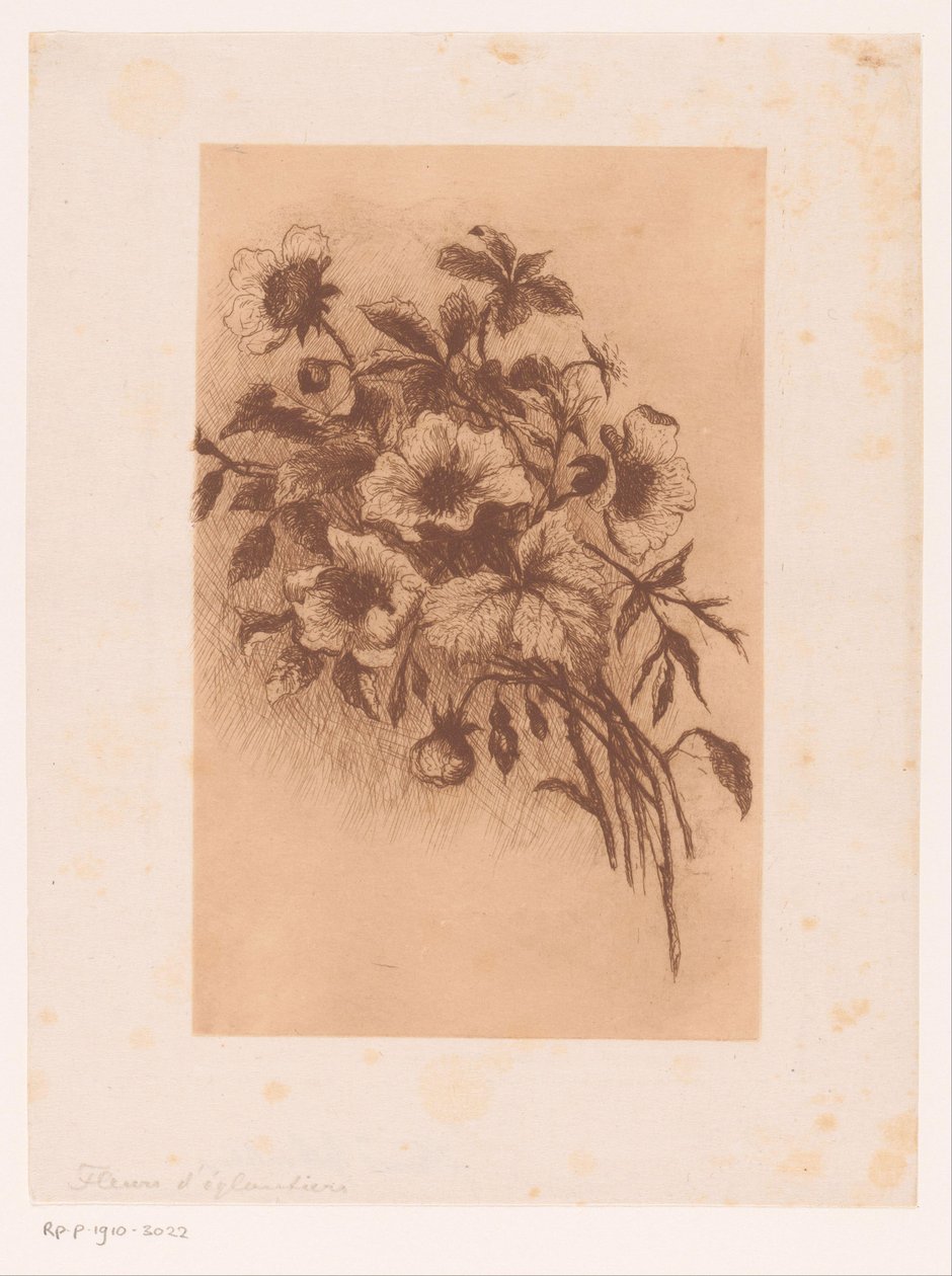 Blomster af Louise Elsen (attributed to)
