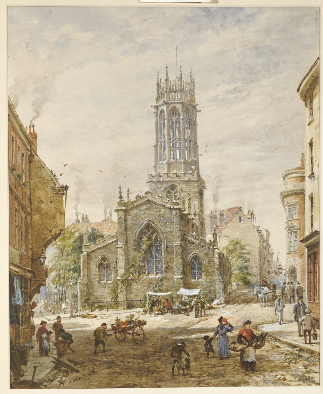 All Saints Pavement, York af Louise Ingram Rayner