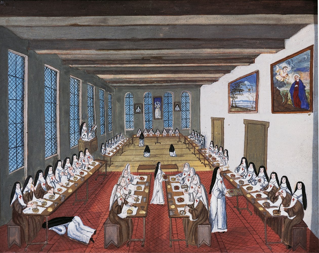 Port-Royal des Champs Abbey, refektorium af Louise Magdeleine Hortemels