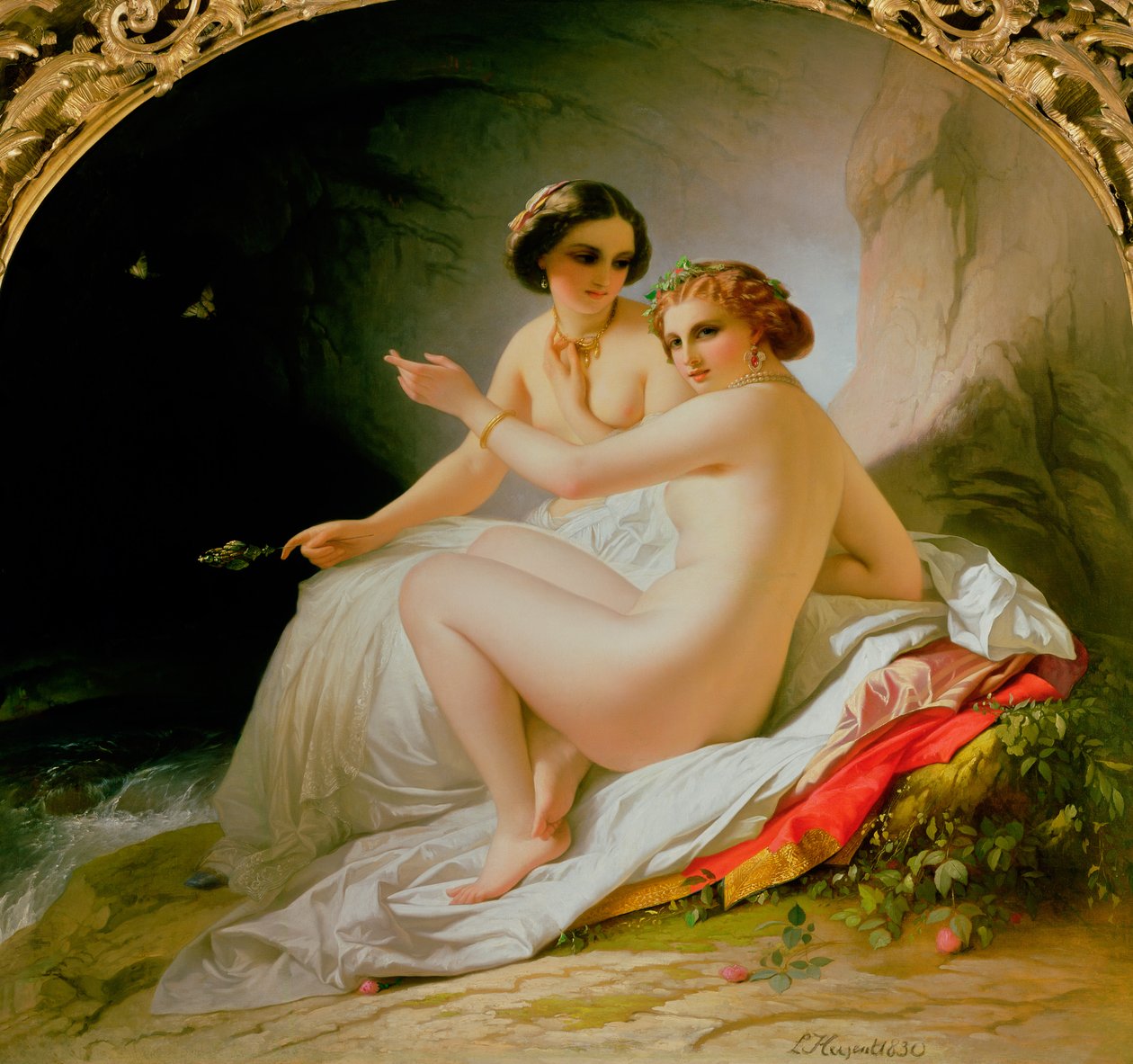 De badende, 1830 af Louise Marie Jeanne Hersent
