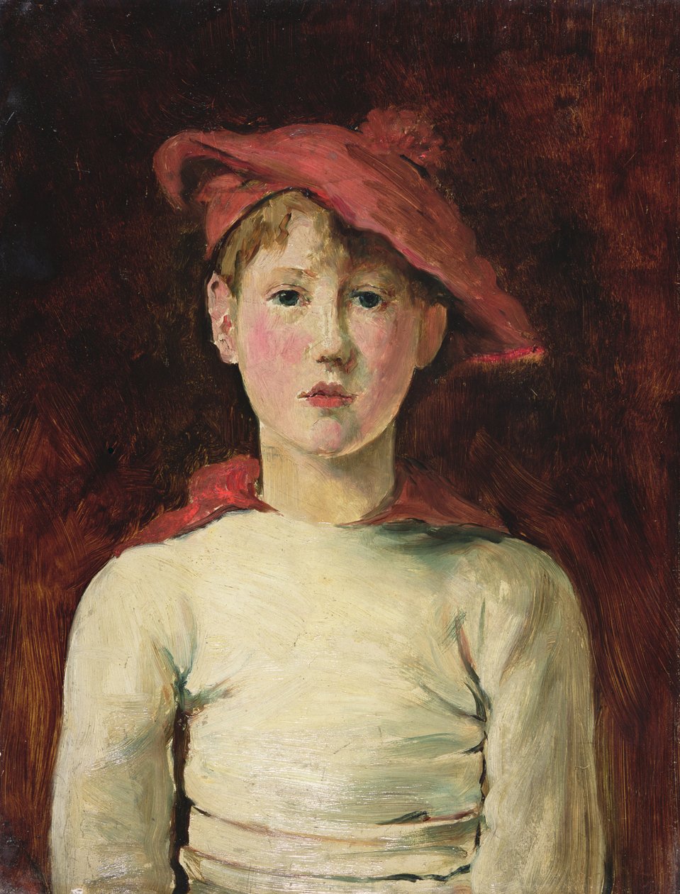 Malerens søn (olie på lærred) af Louise nee Goode Jopling