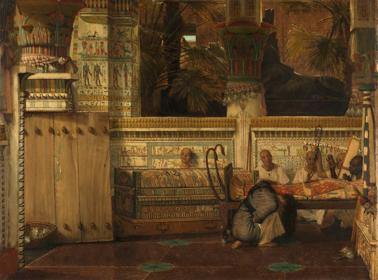 Den egyptiske enke af Lourens Alma Tadema