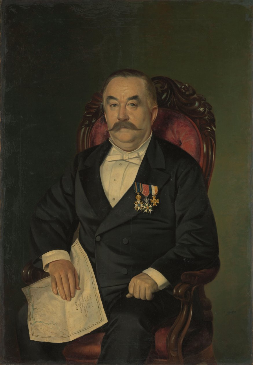 Johan François Adriaan Cateau van Rosevelt (1823-91). Chef for byggeafdelingen og generalagent for immigration i Surinam af Lovera
