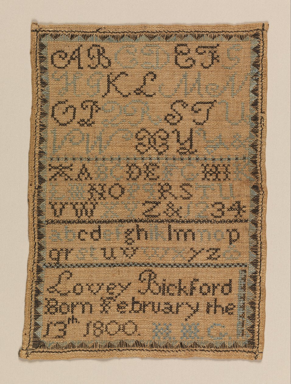 Prøvetager af Lovey Bickford