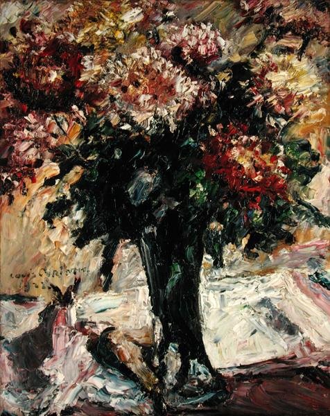Krysantemum, 1922 af Lovis Corinth