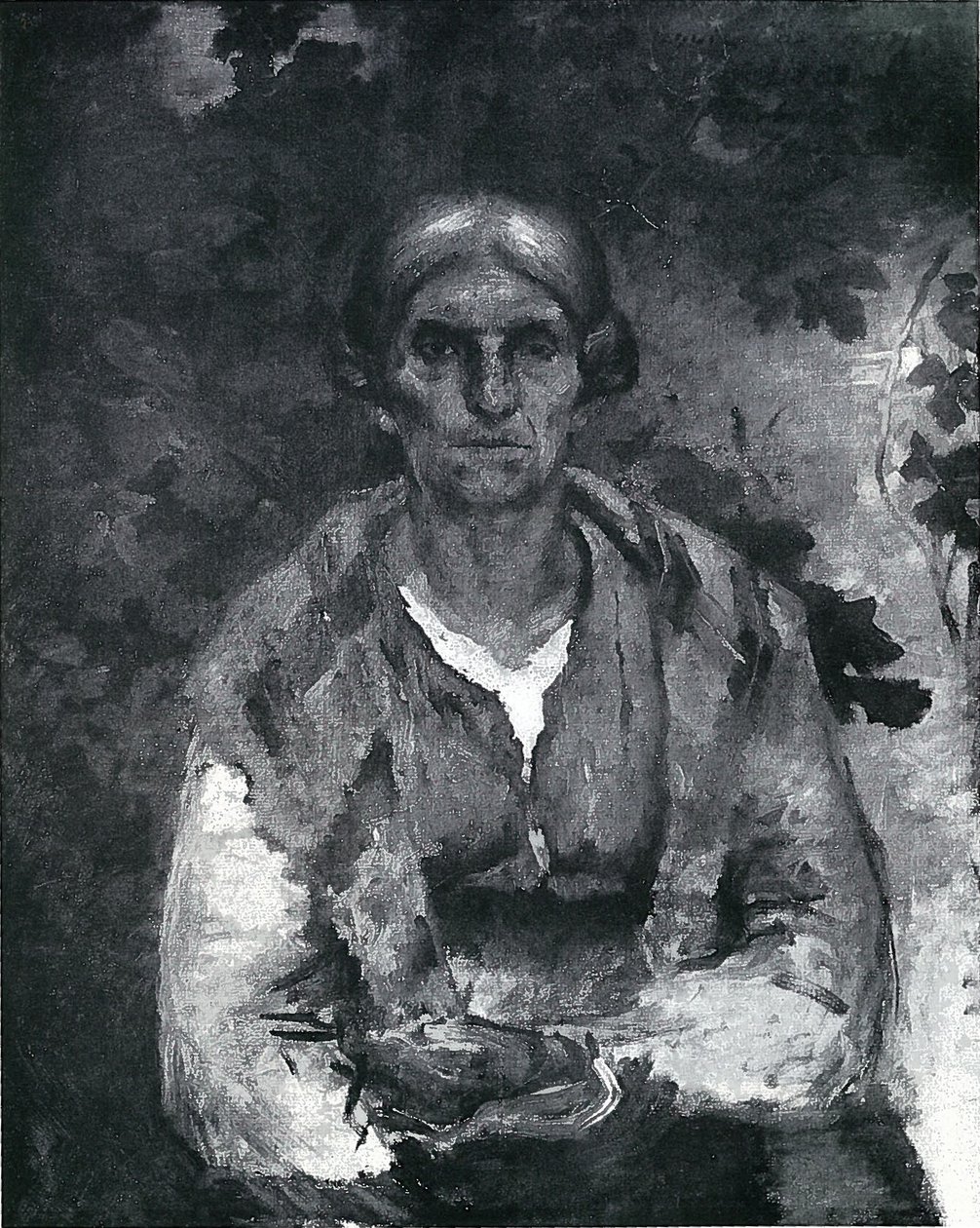 Gammel italiensk pige af Lovis Corinth