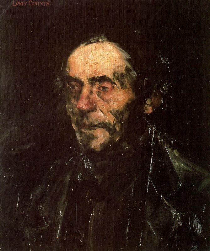 gammel mand af Lovis Corinth