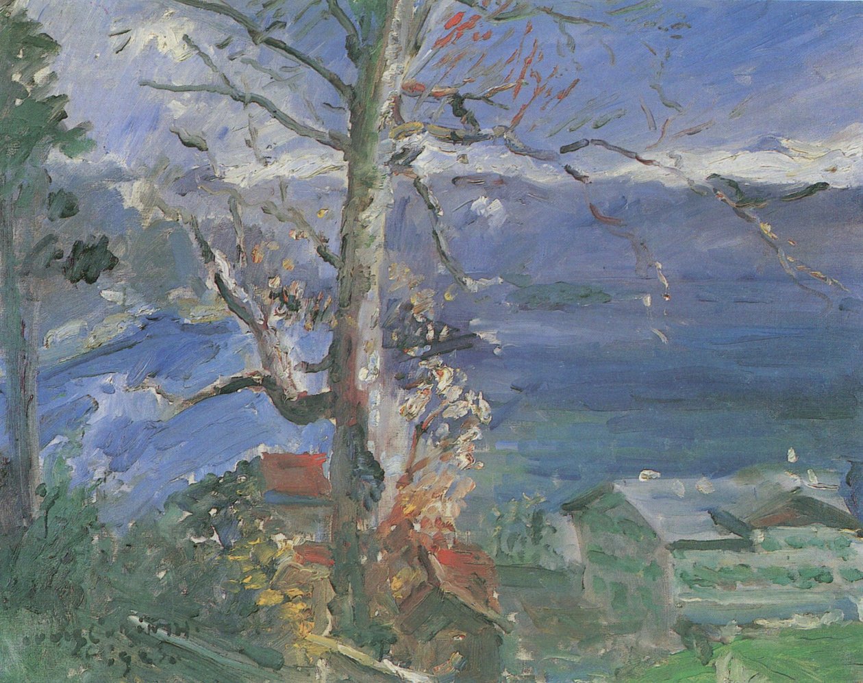 Træ ved Walchensee af Lovis Corinth