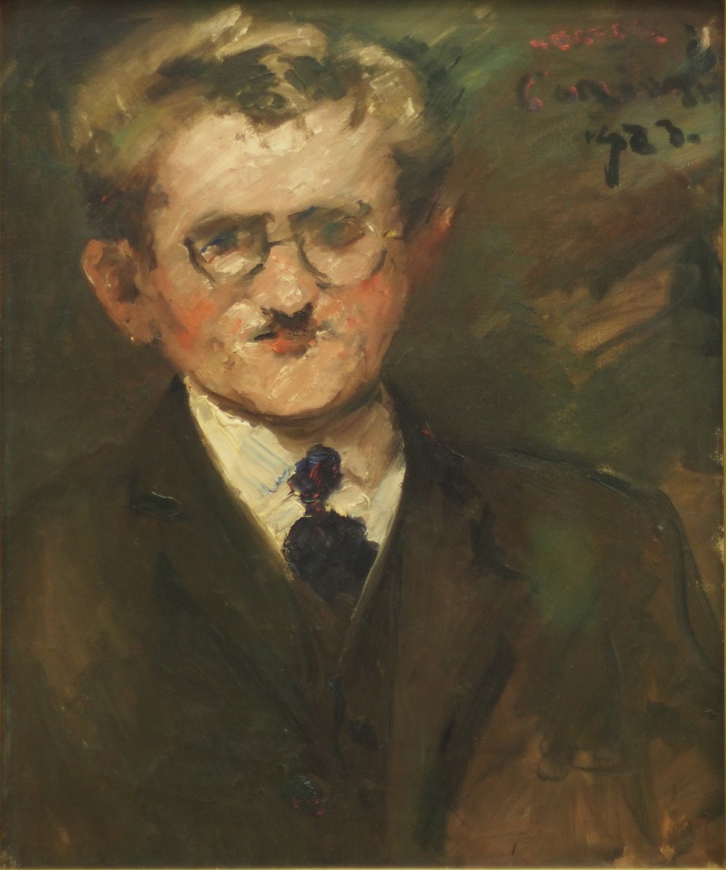 Billede af professor Paul Hans Ohmert.n af Lovis Corinth