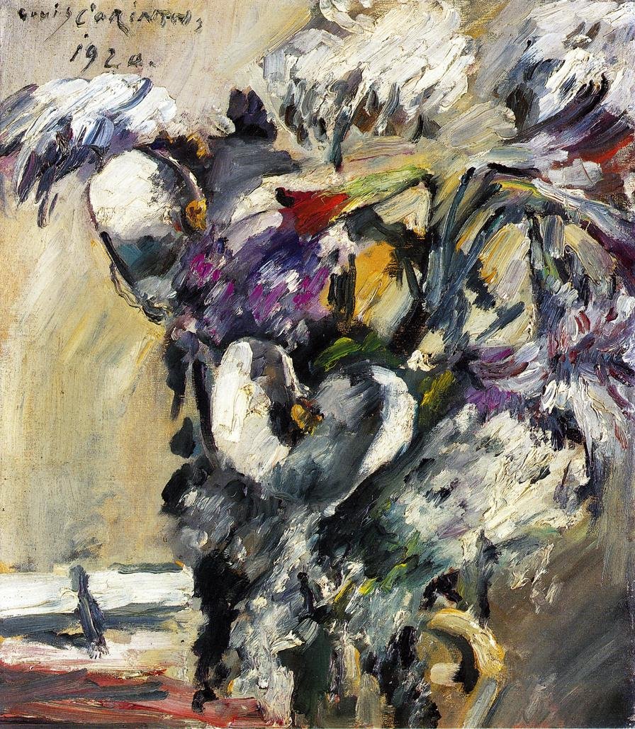 Krysantemum og kallan af Lovis Corinth