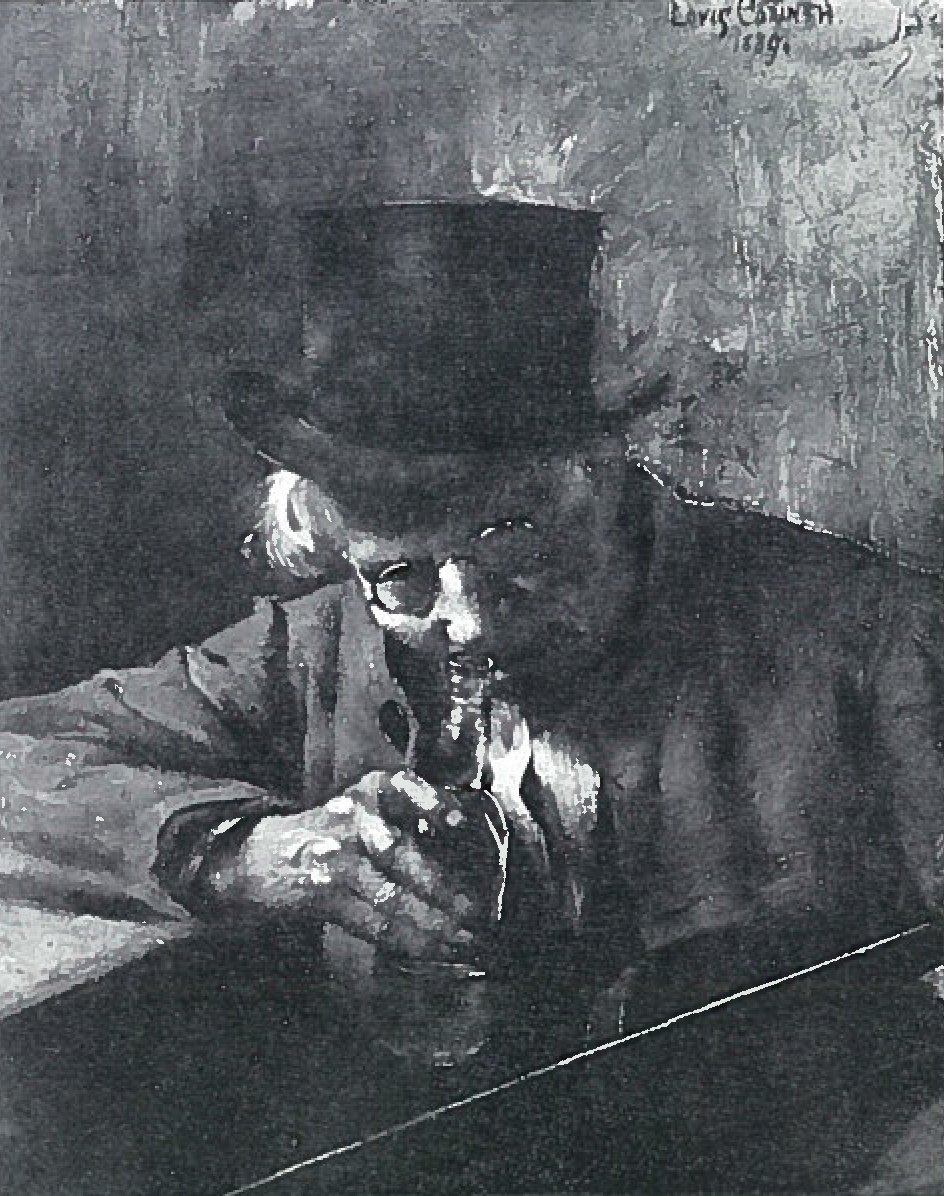 Den gamle drikker af Lovis Corinth