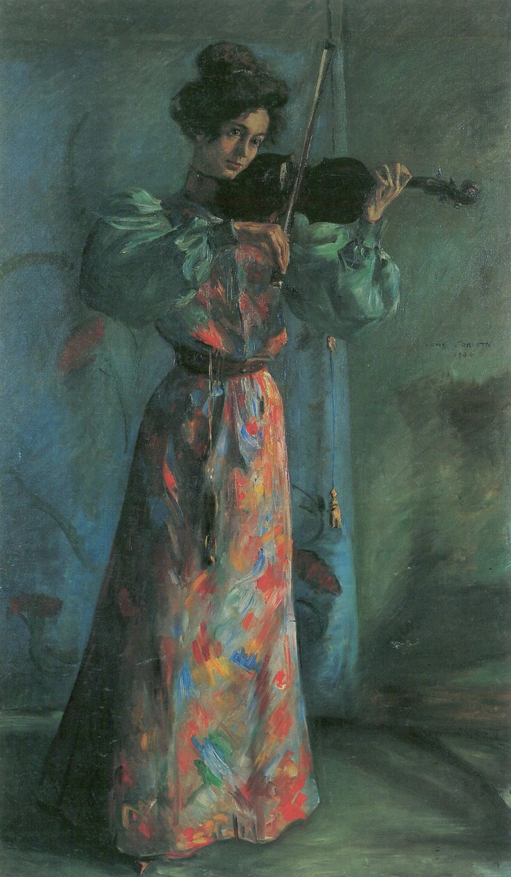 Violinisten af Lovis Corinth