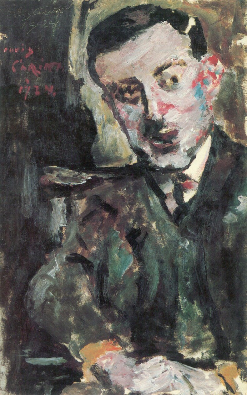 Dr. Arthur Rosen im Stuhl af Lovis Corinth