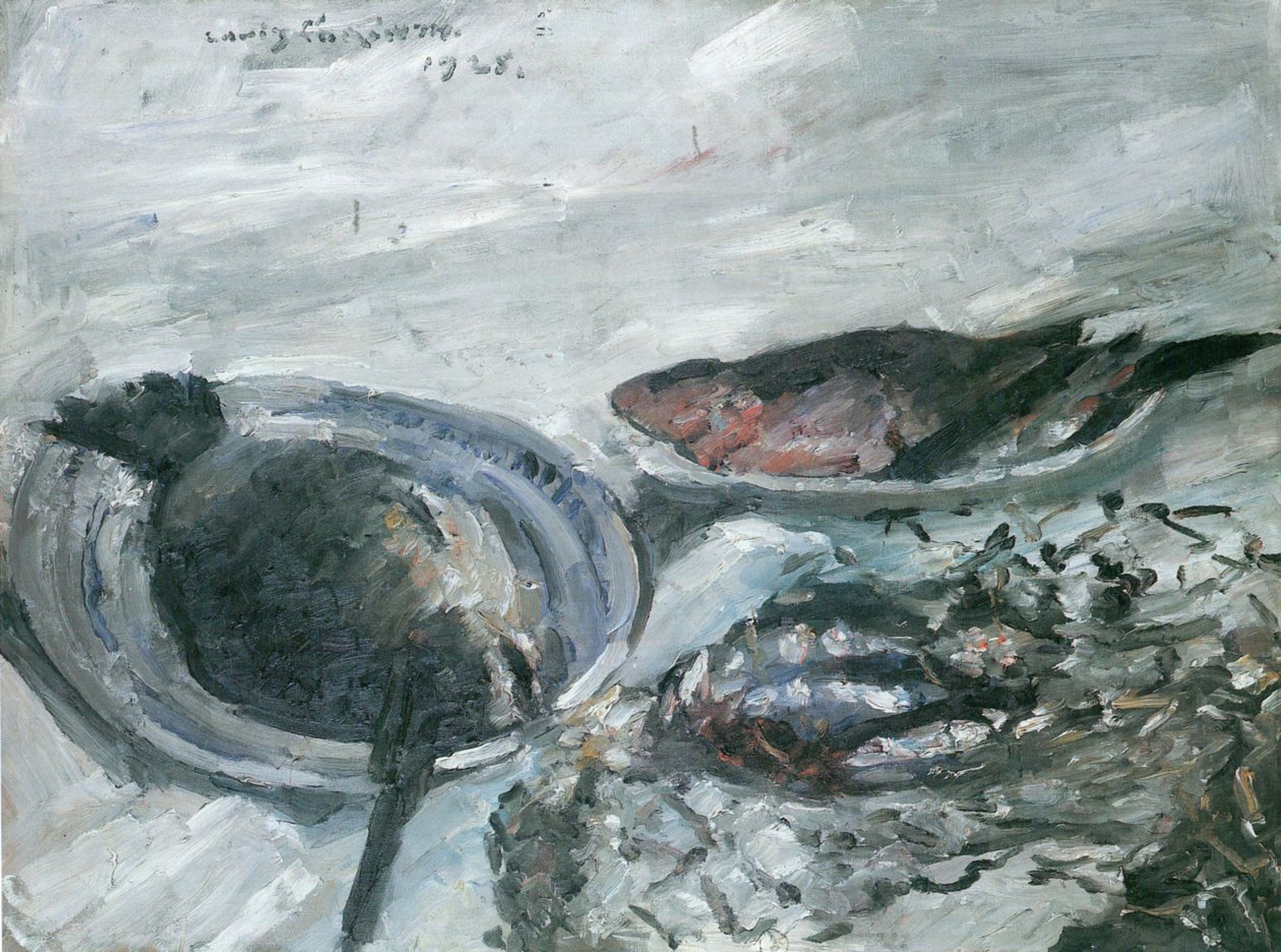 Fish stillbenn af Lovis Corinth
