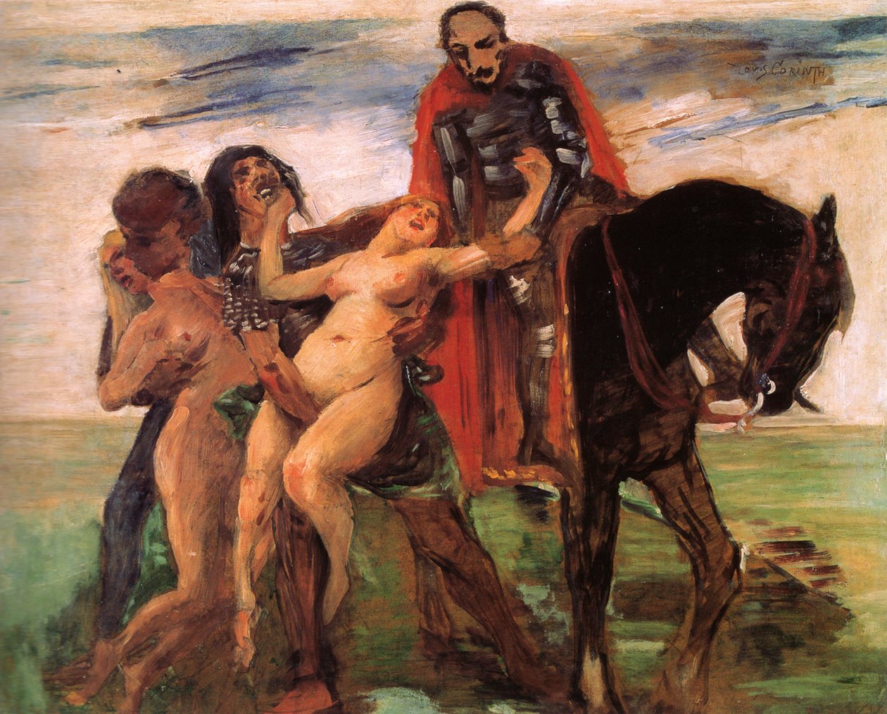 Kvinderøveri design af Lovis Corinth