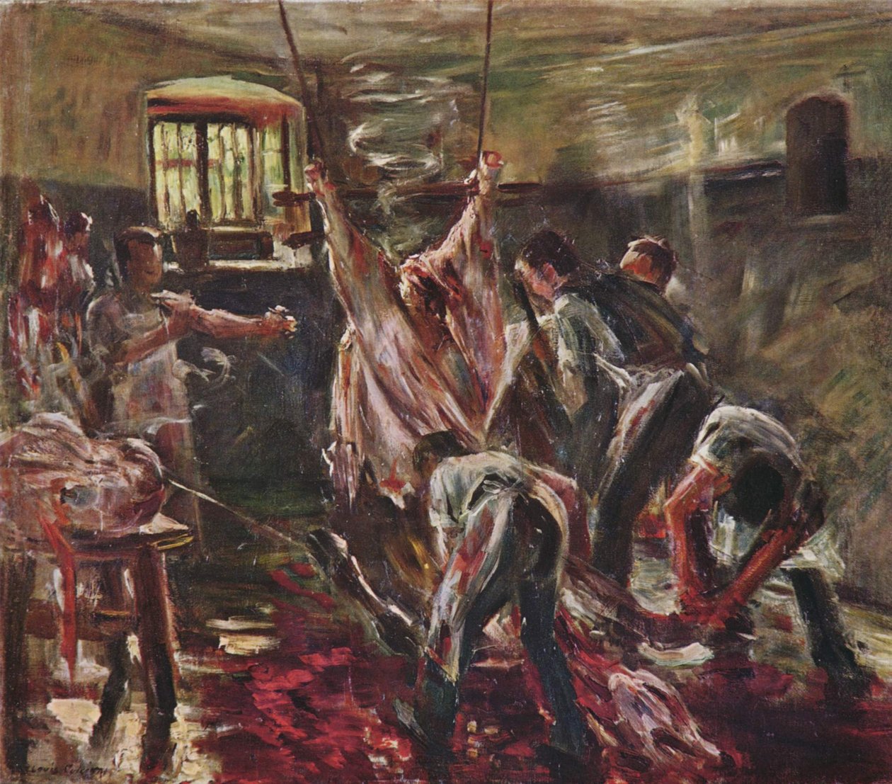 I slagteriet af Lovis Corinth