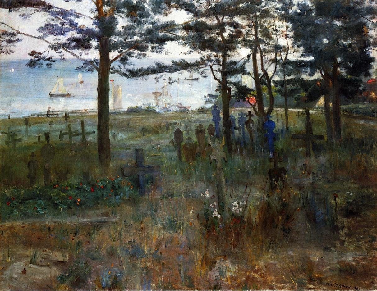 Kirchhof i Niddenn af Lovis Corinth