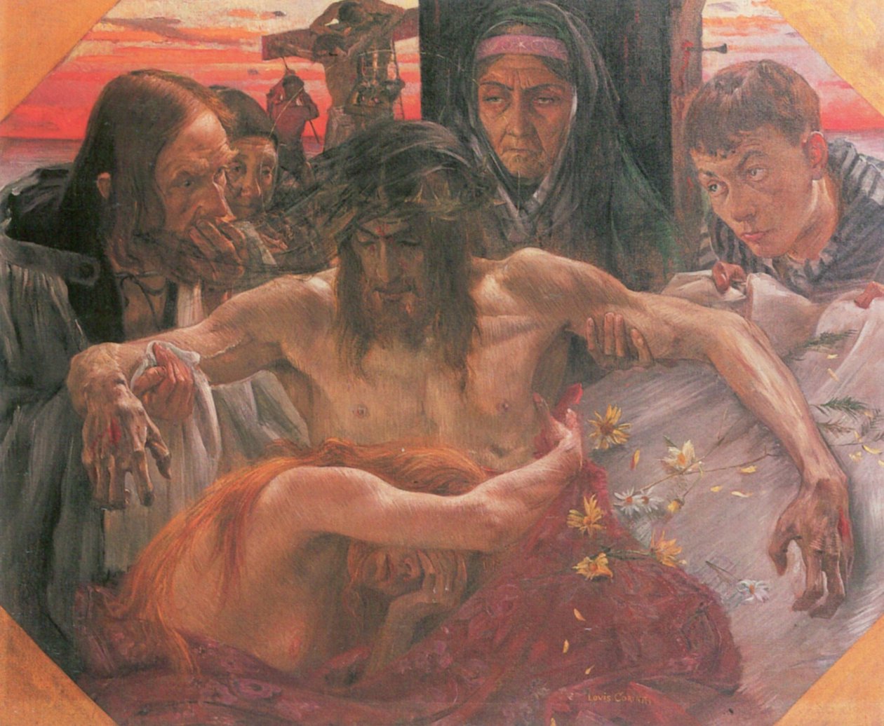 Kreuzabnahmen af Lovis Corinth