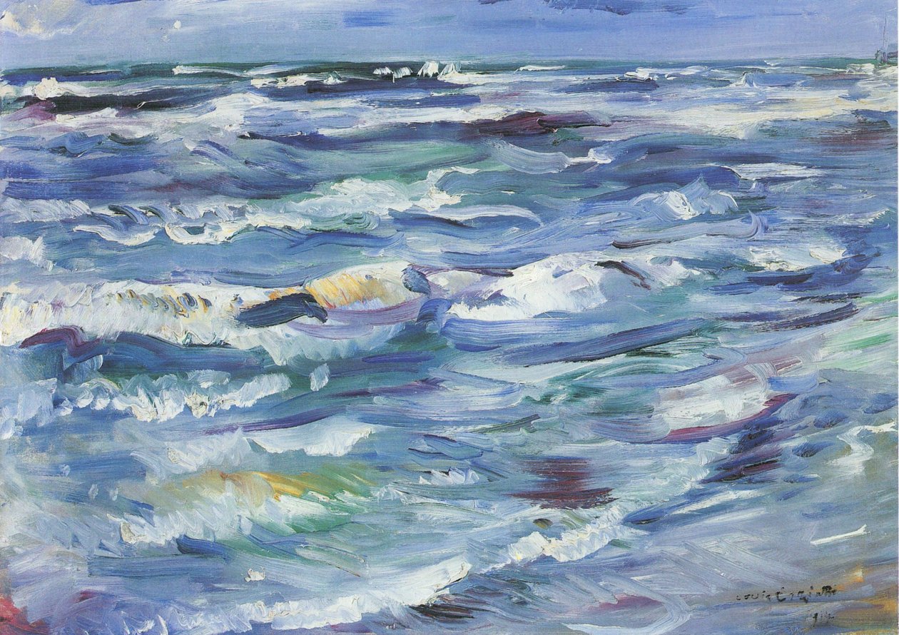 Hav ved La Spezia af Lovis Corinth