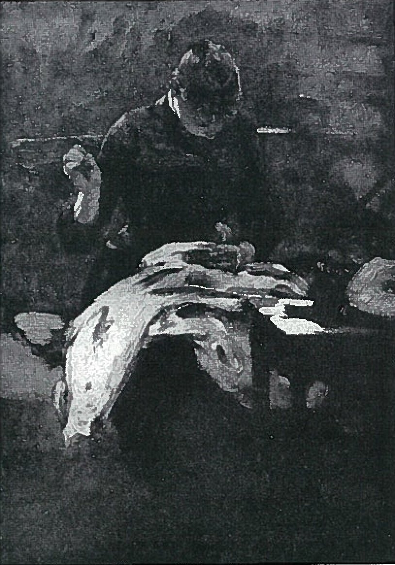 Nærmer sig pige af Lovis Corinth