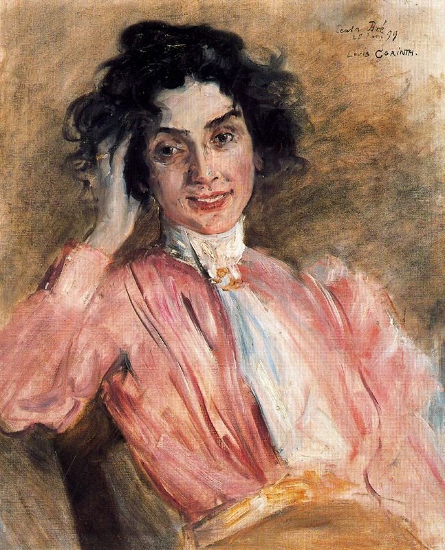 Portræt af Centa Bren af Lovis Corinth