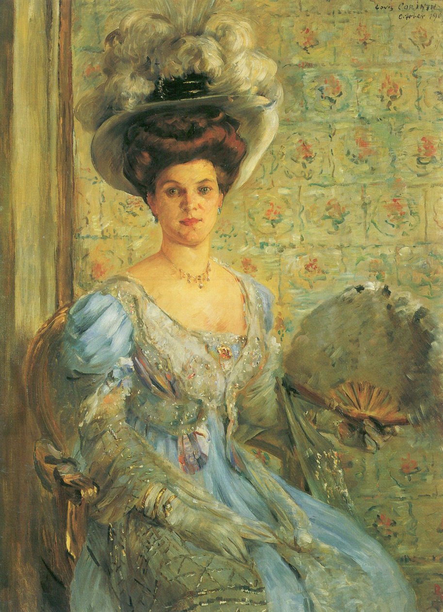 Portræt af grevinde Finkh Eleonore von Wilken af Lovis Corinth
