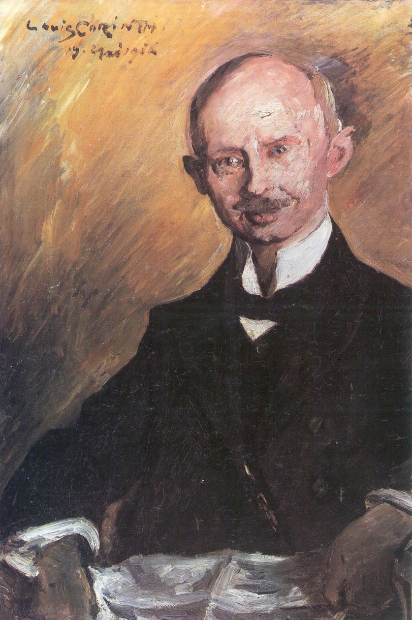 Portræt Otto Winter en farmaceut fra Hannover af Lovis Corinth