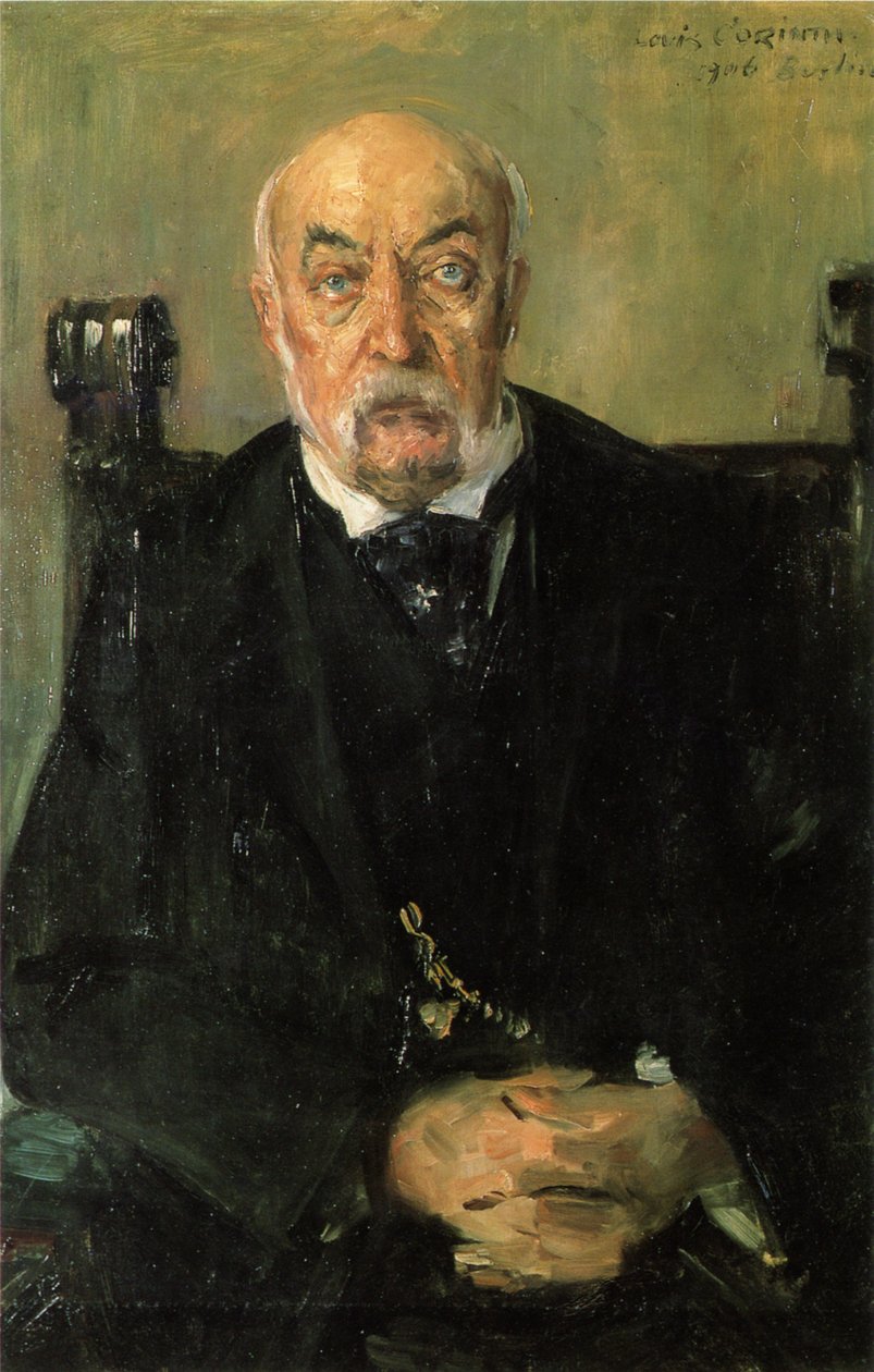 Portræt af Grand Lodge Master Zollnern af Lovis Corinth