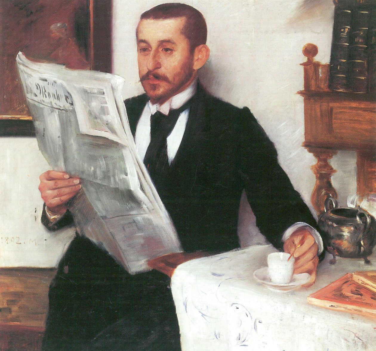 Portræt af maleren Benno Beckern af Lovis Corinth