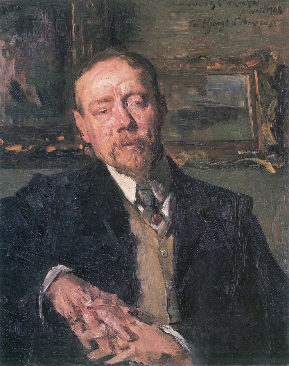 Portræt af maleren Eugene Gorgen af Lovis Corinth