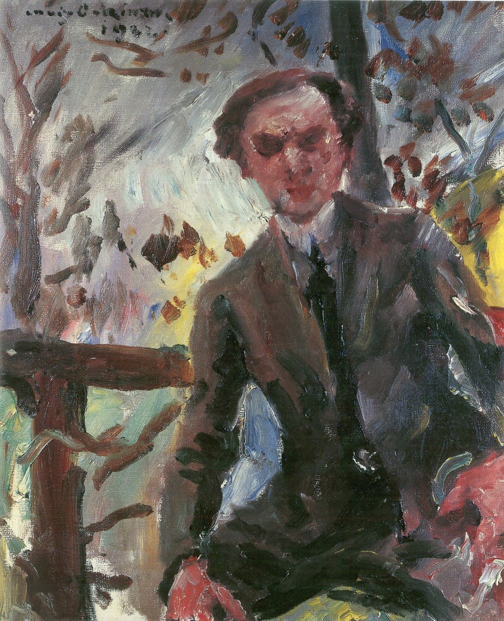 Portræt af maleren Leo Michelsonn af Lovis Corinth