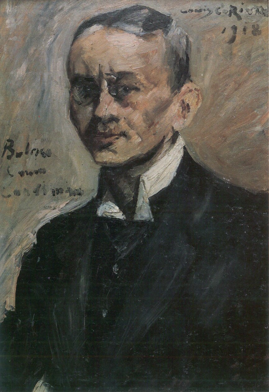 Portræt af forfatteren Carl Bulcken af Lovis Corinth