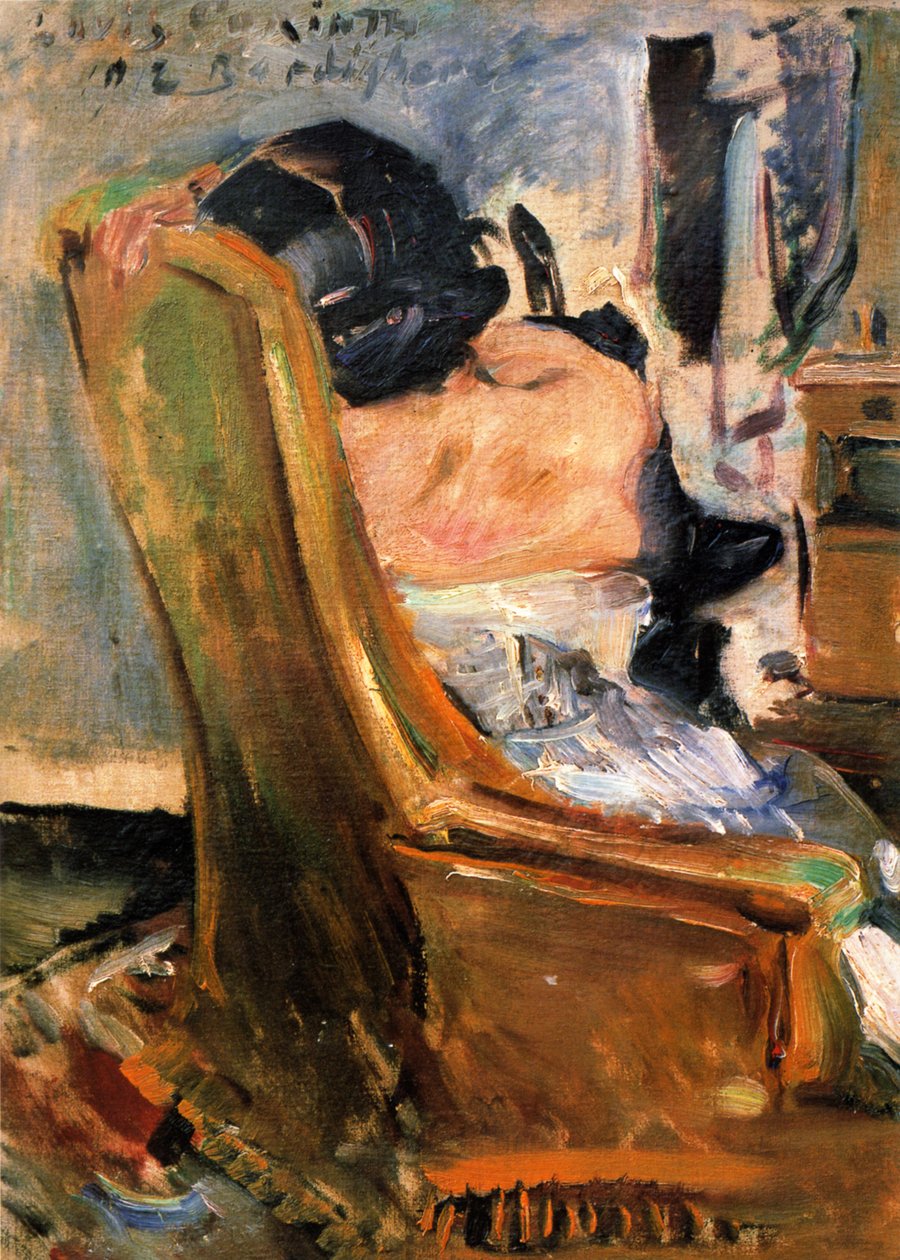 Tilbage akt Charlotte Berend-Corinthn af Lovis Corinth