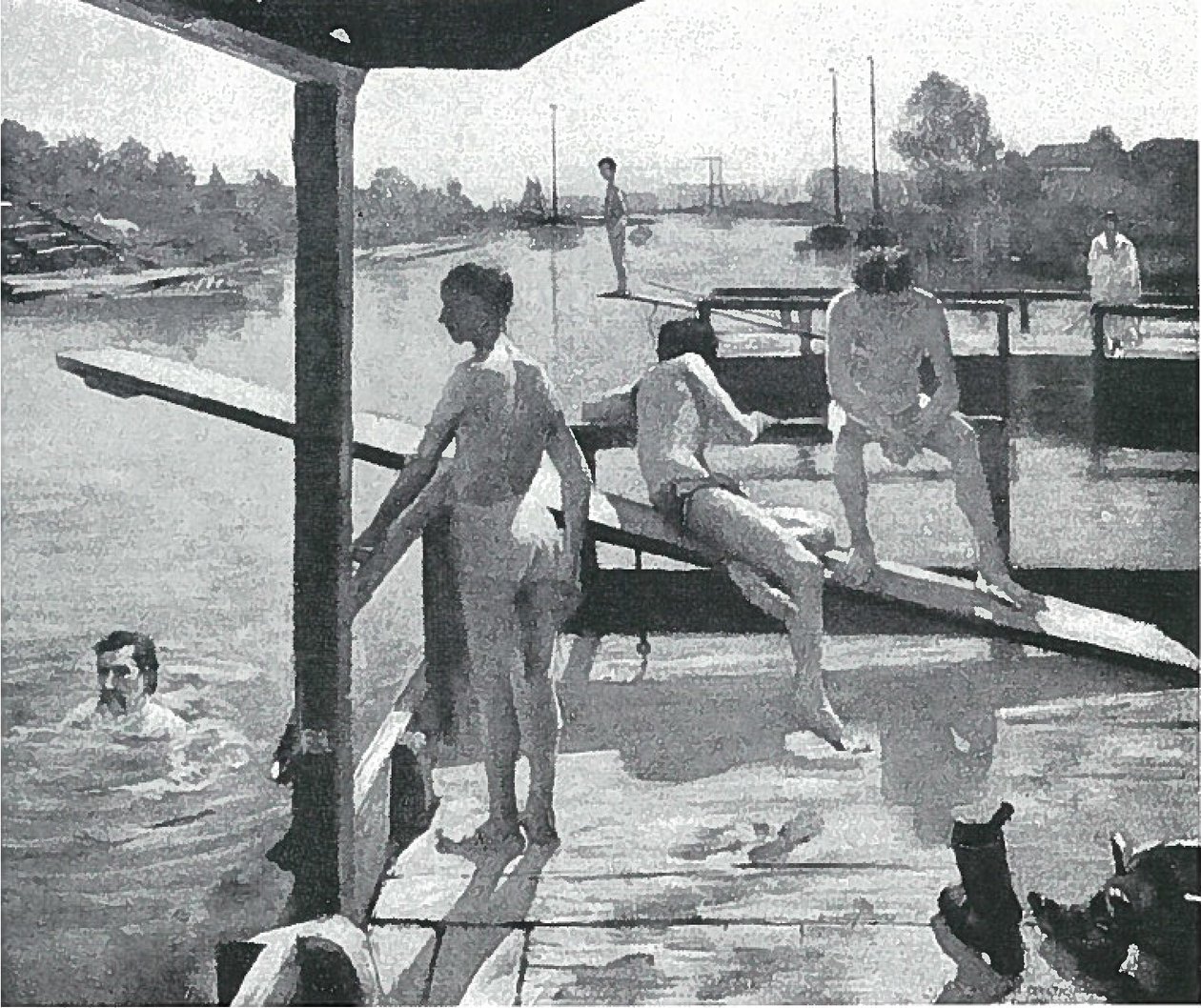 Swimmingpool nær Grothe, Konigsbergn af Lovis Corinth