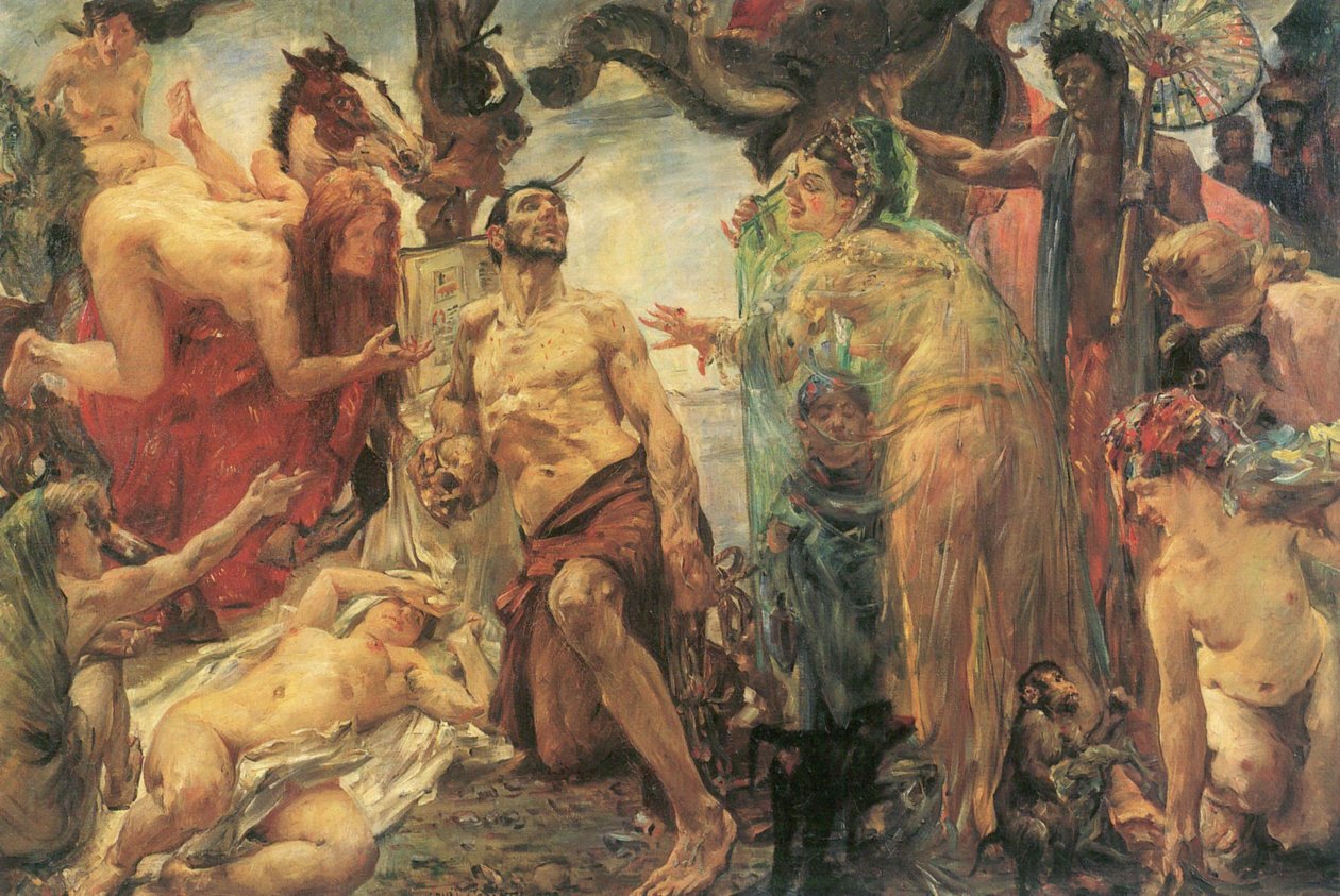 Fristelse af St.Anthony efter Gustave FlaubertnEnglish: The Temptation of St Anthony after Gustave Flaubertn af Lovis Corinth