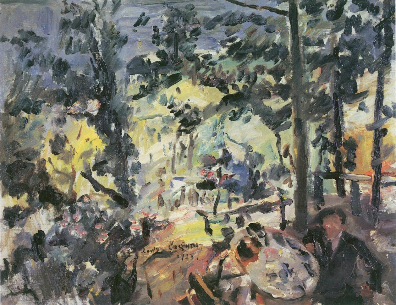Wachensee, på terrassen af Lovis Corinth
