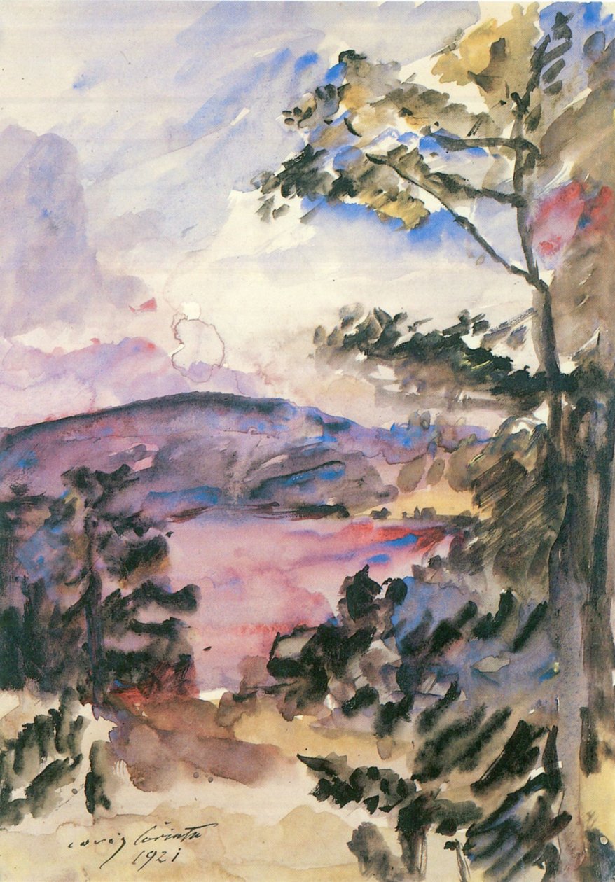 Walchensee, aftenstemning af Lovis Corinth