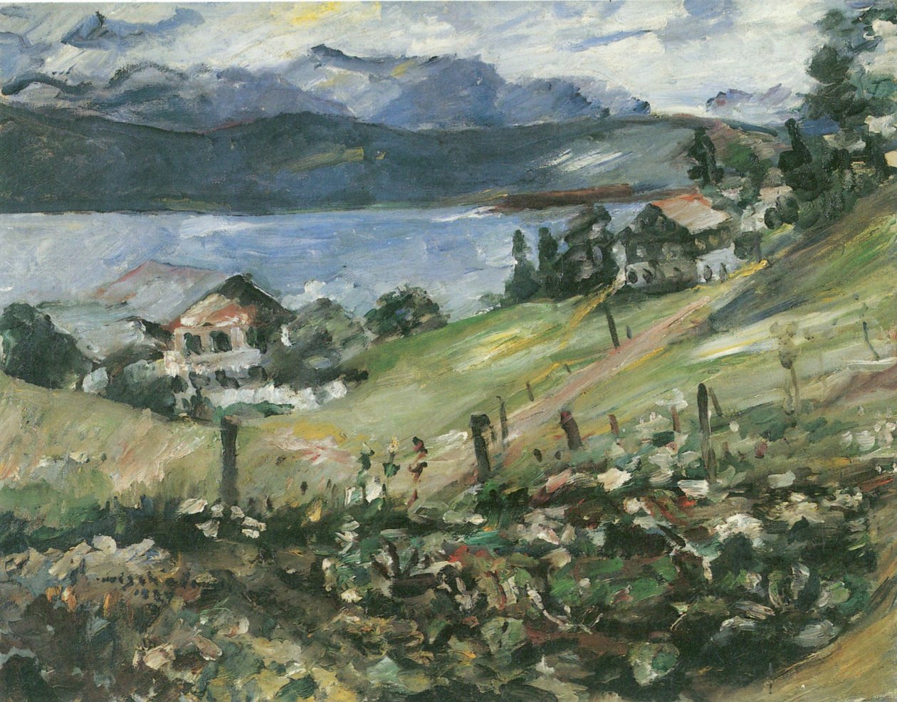 Walchensee, Gemusegartenn af Lovis Corinth