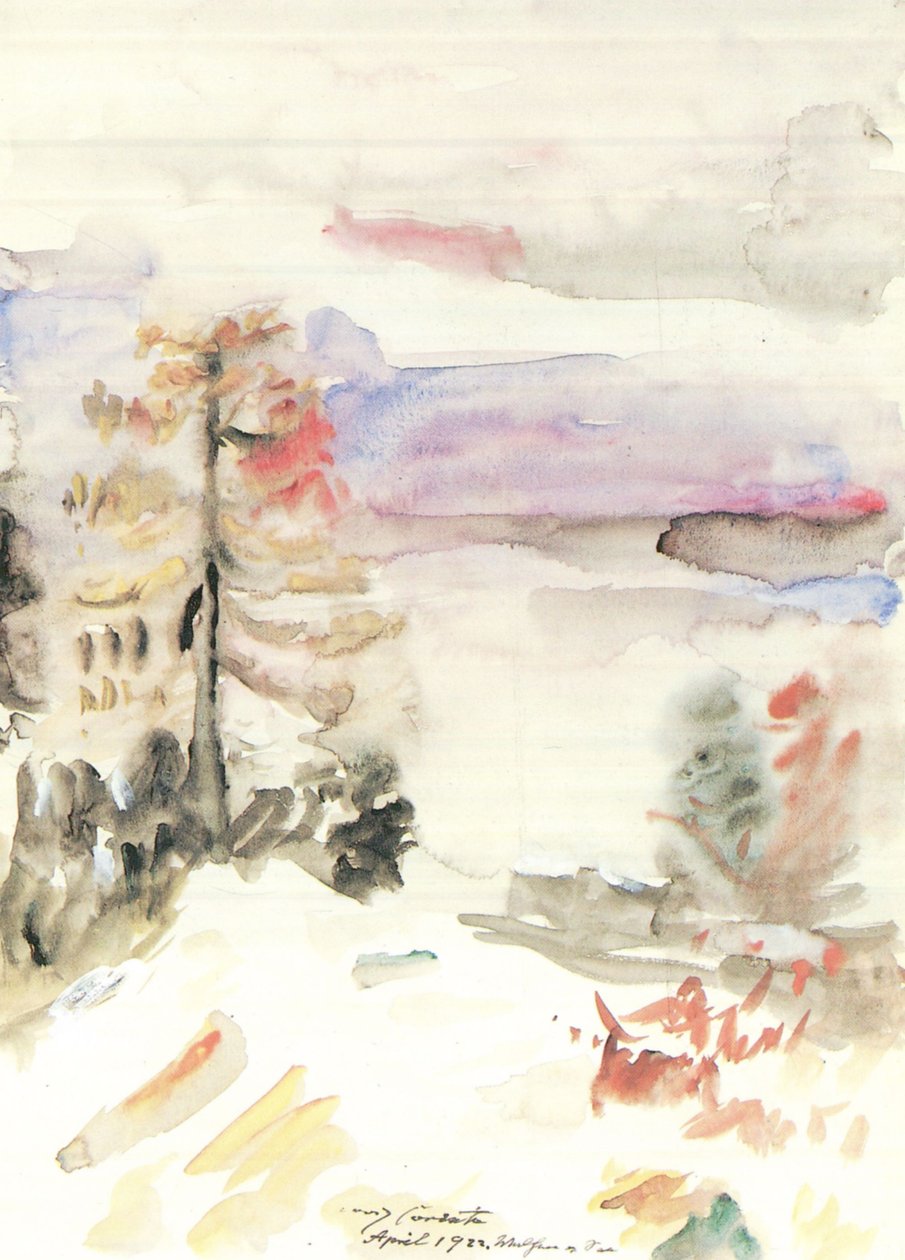 Walchensee im Fruhling af Lovis Corinth