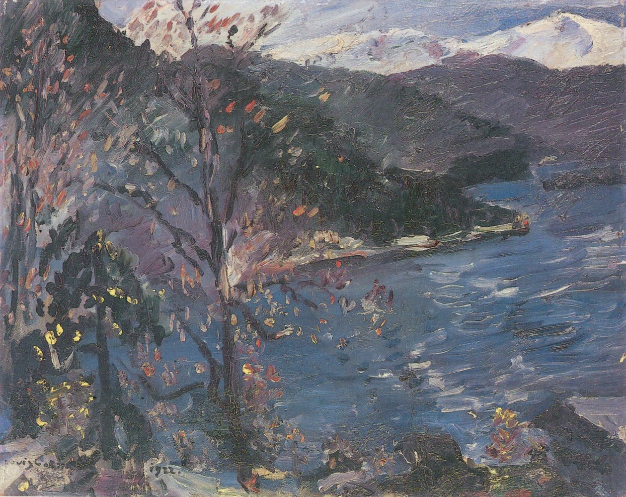 Walchensee om efteråret af Lovis Corinth