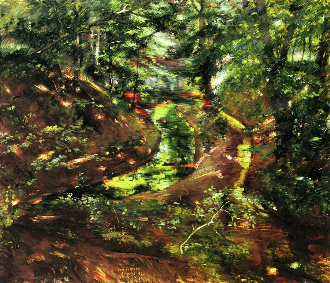 Waldinneres i Bernried af Lovis Corinth