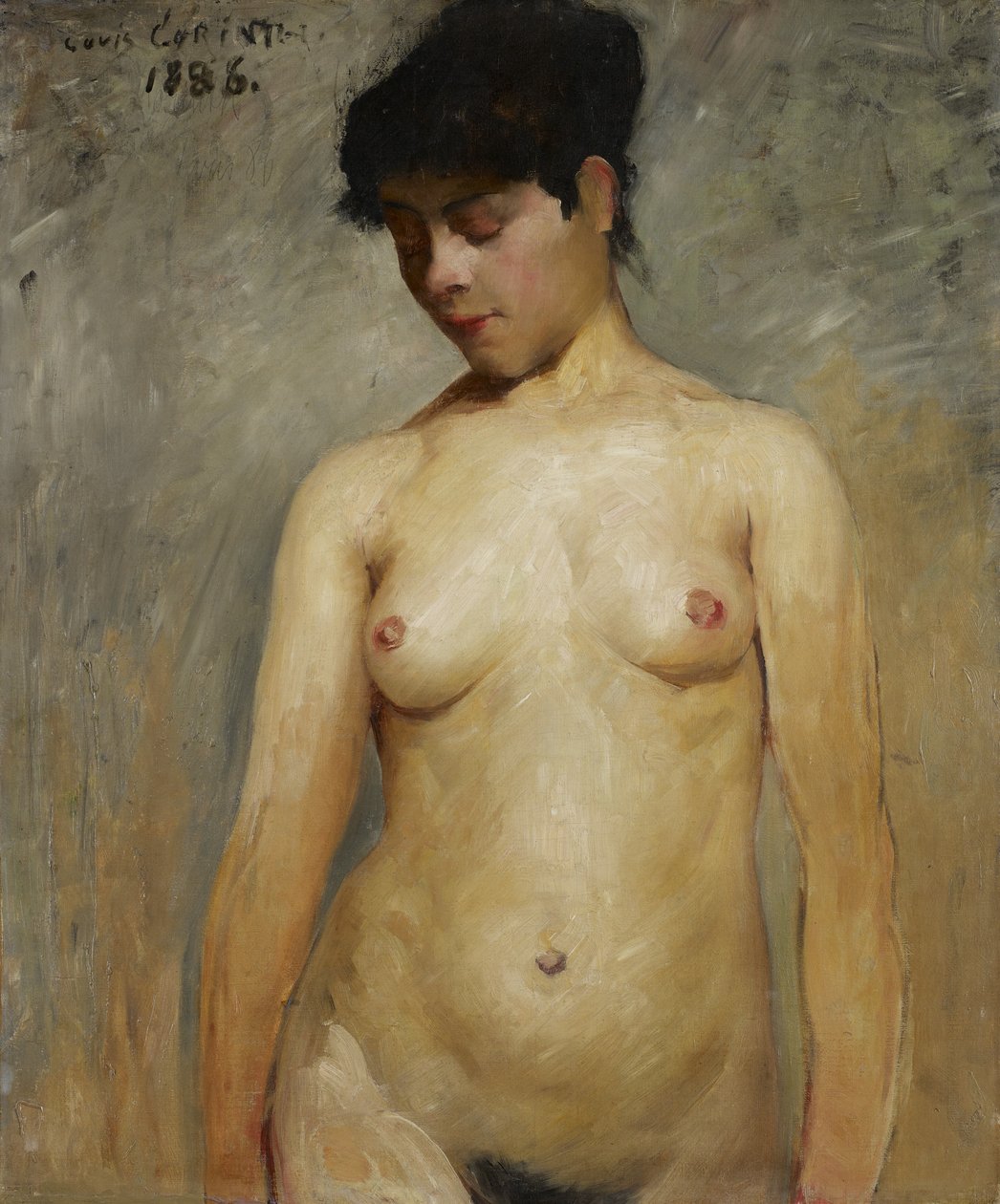Nøgen pige af Lovis Corinth